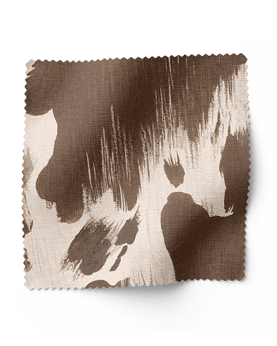 Wild At Heart Collection - Collection Page - Inspiration Section - Image 6 - Holstein Fabric - Colourway: Longhorn - Swatch