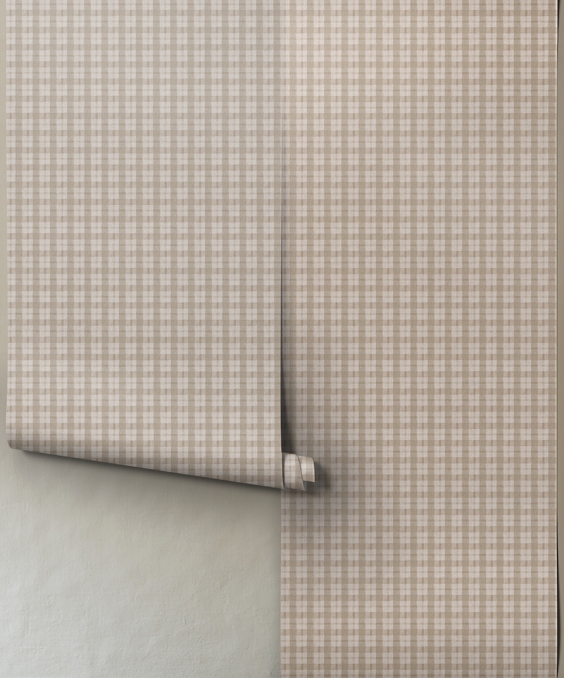 Timber Decorative Textile Wallpaper - Colourway: Oat - Roll