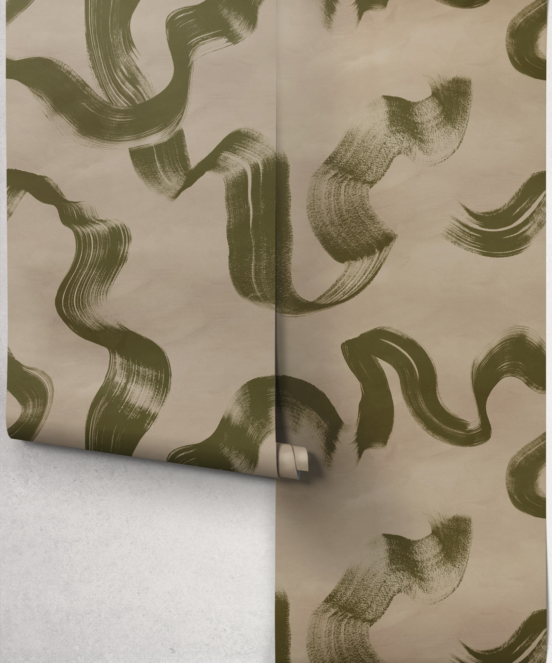Zephyr Wallpaper - Colourway: Moss - Roll