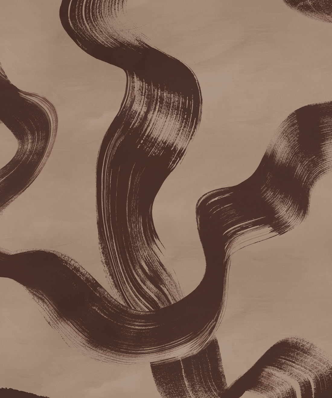 Zephyr Wallpaper - Colourway: Walnut - Swatch