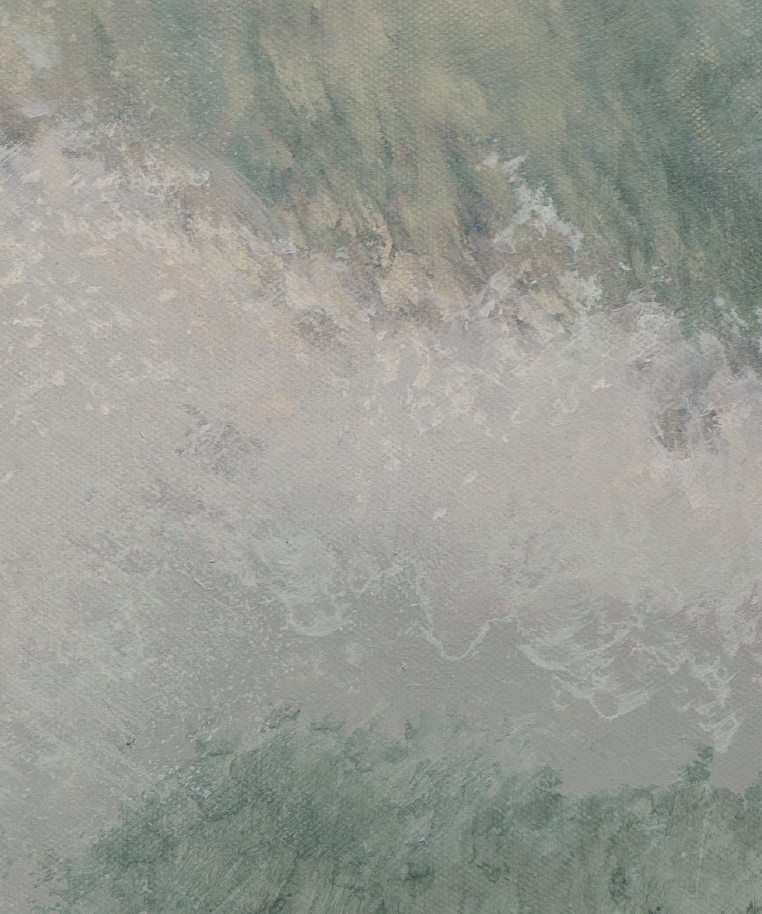Swell Mural - Colourway: Sea Glass - Close Up