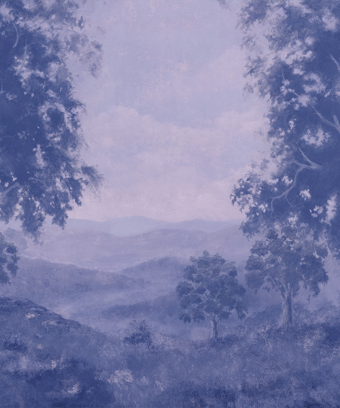 Great Divide Mural - Colourway: Gloaming - Swatch