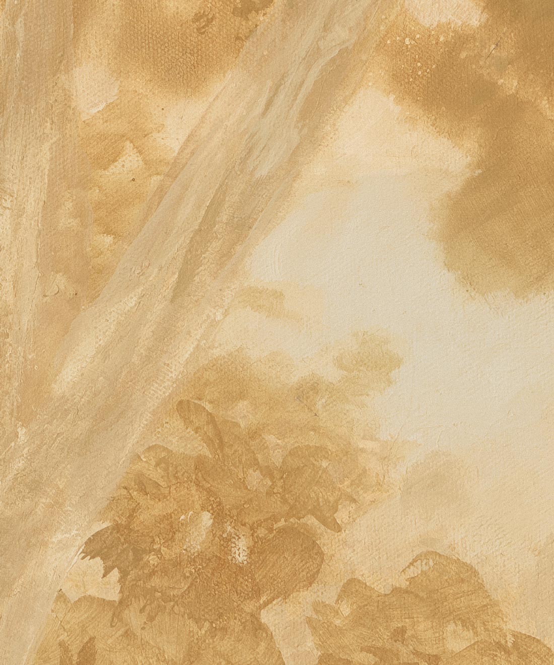 Great Divide Mural - Colourway: Ochre - Close Up