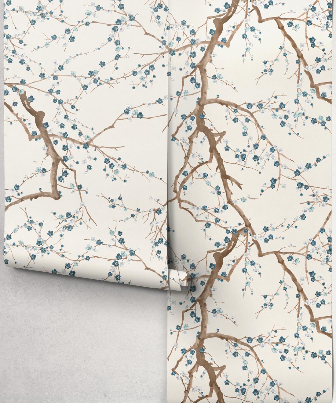 Blossom Branch Wallpaper - Colourway: Ink - Roll