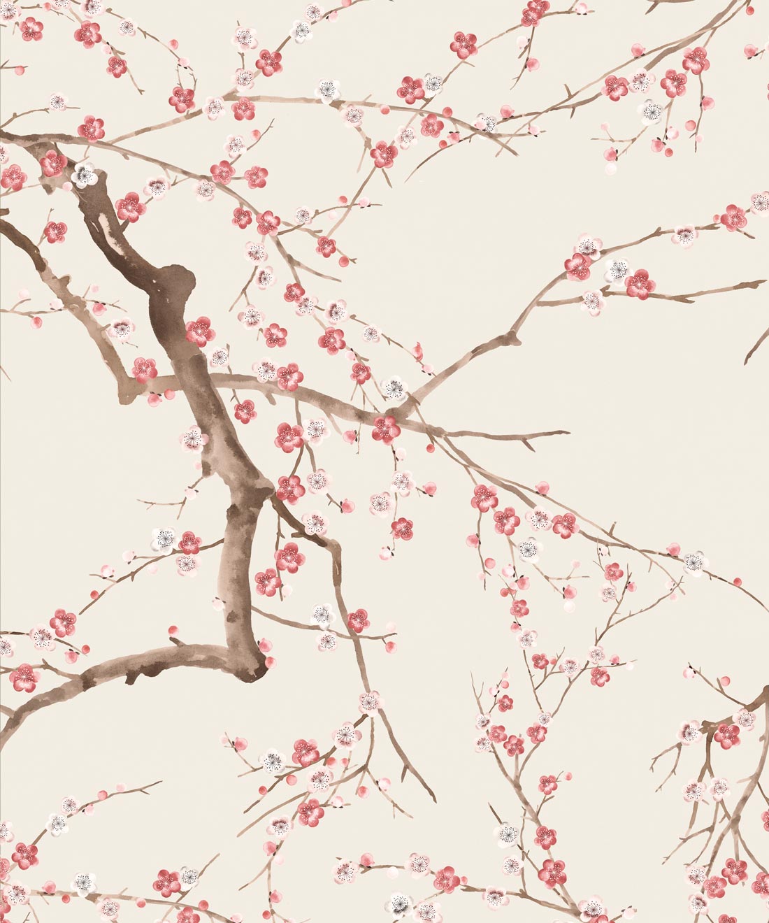 Blossom Branch Wallpaper - Colourway: Orchard - Swatch