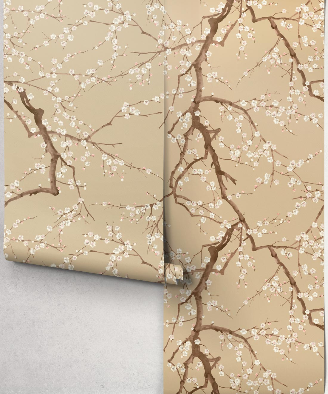Blossom Branch Wallpaper - Colourway: Parchment - Roll