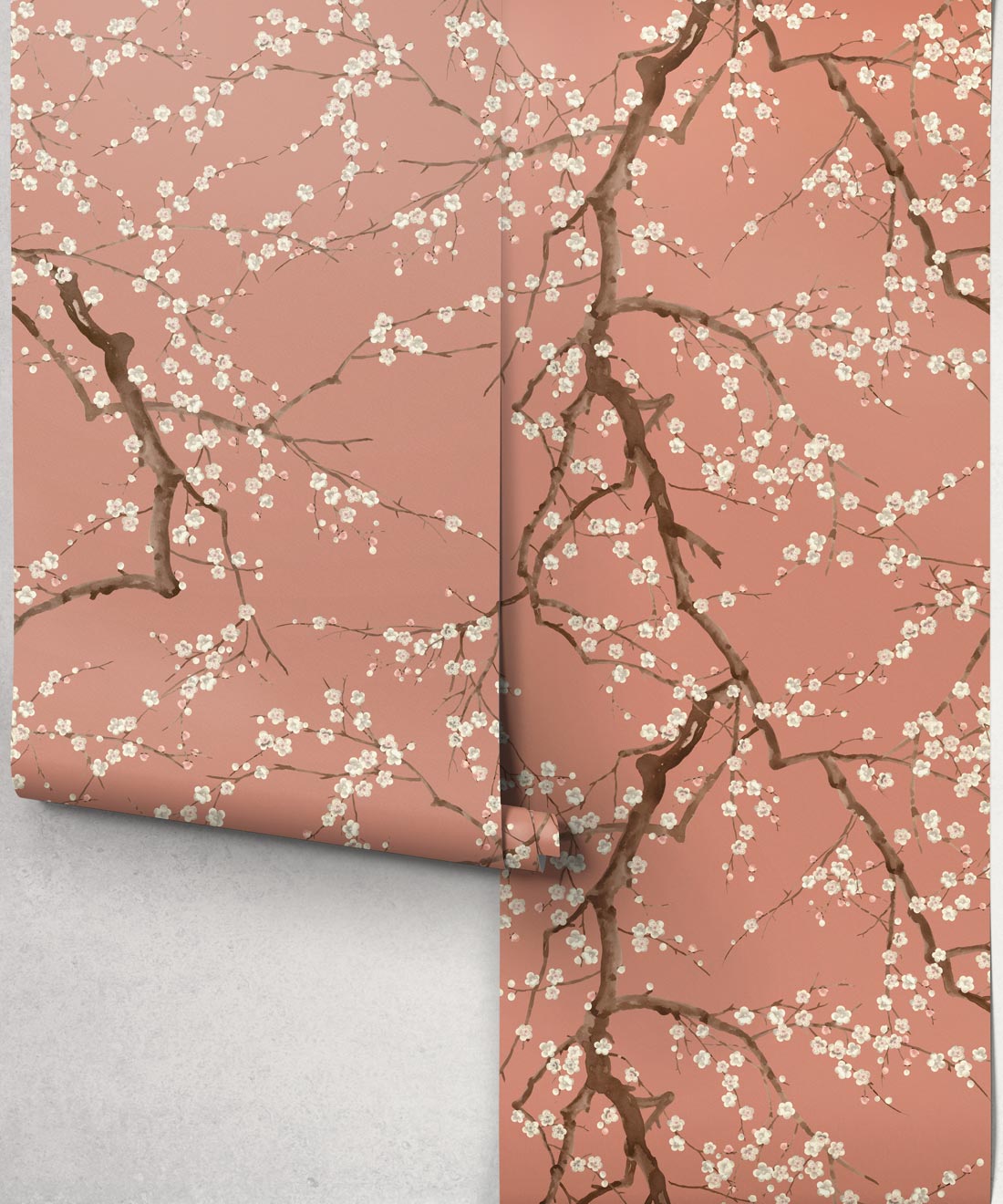 Blossom Branch Wallpaper - Colourway: Rosewood - Roll